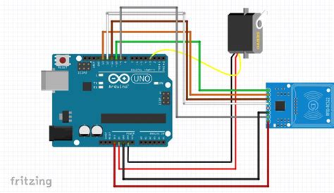 rfid reader servo|arduino nano servo motor diagram.